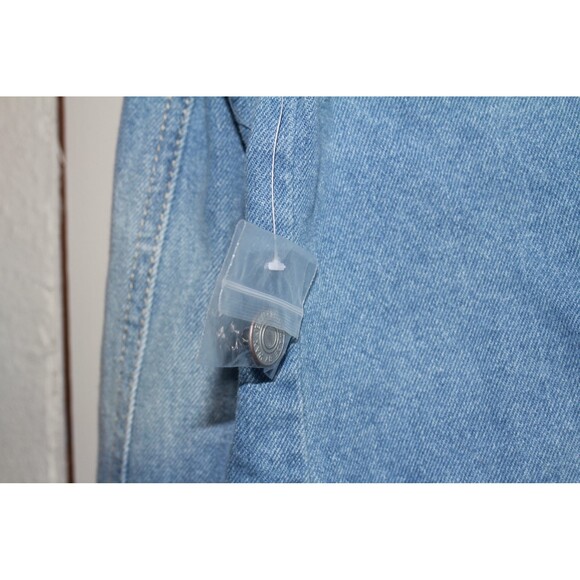 Medium Wash Wax Jean Woman Jean Jacket size L - Picture 4 of 4